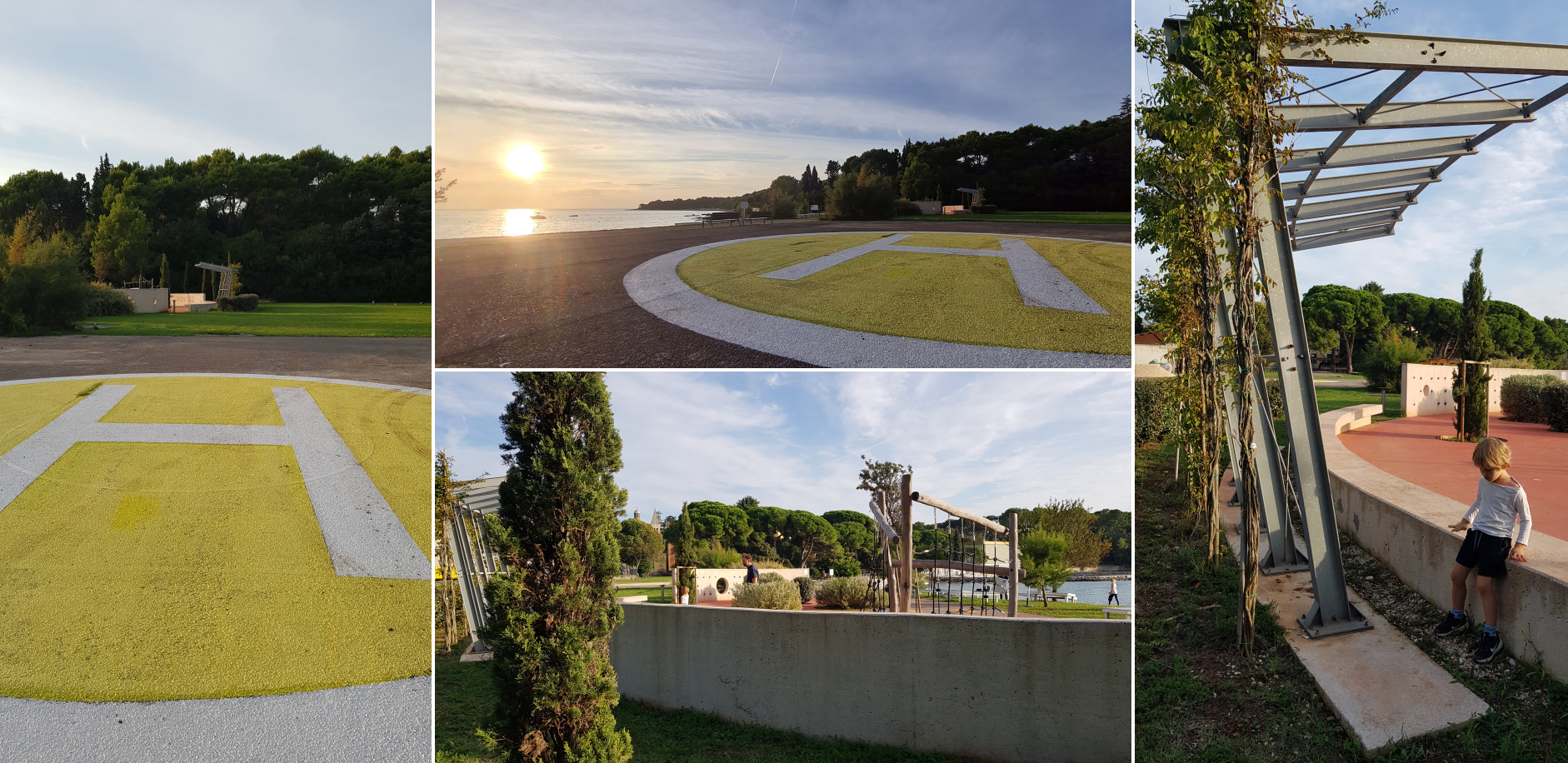 Park Area Design for Families at the Beach within the Martin Horvat Hospital Premises