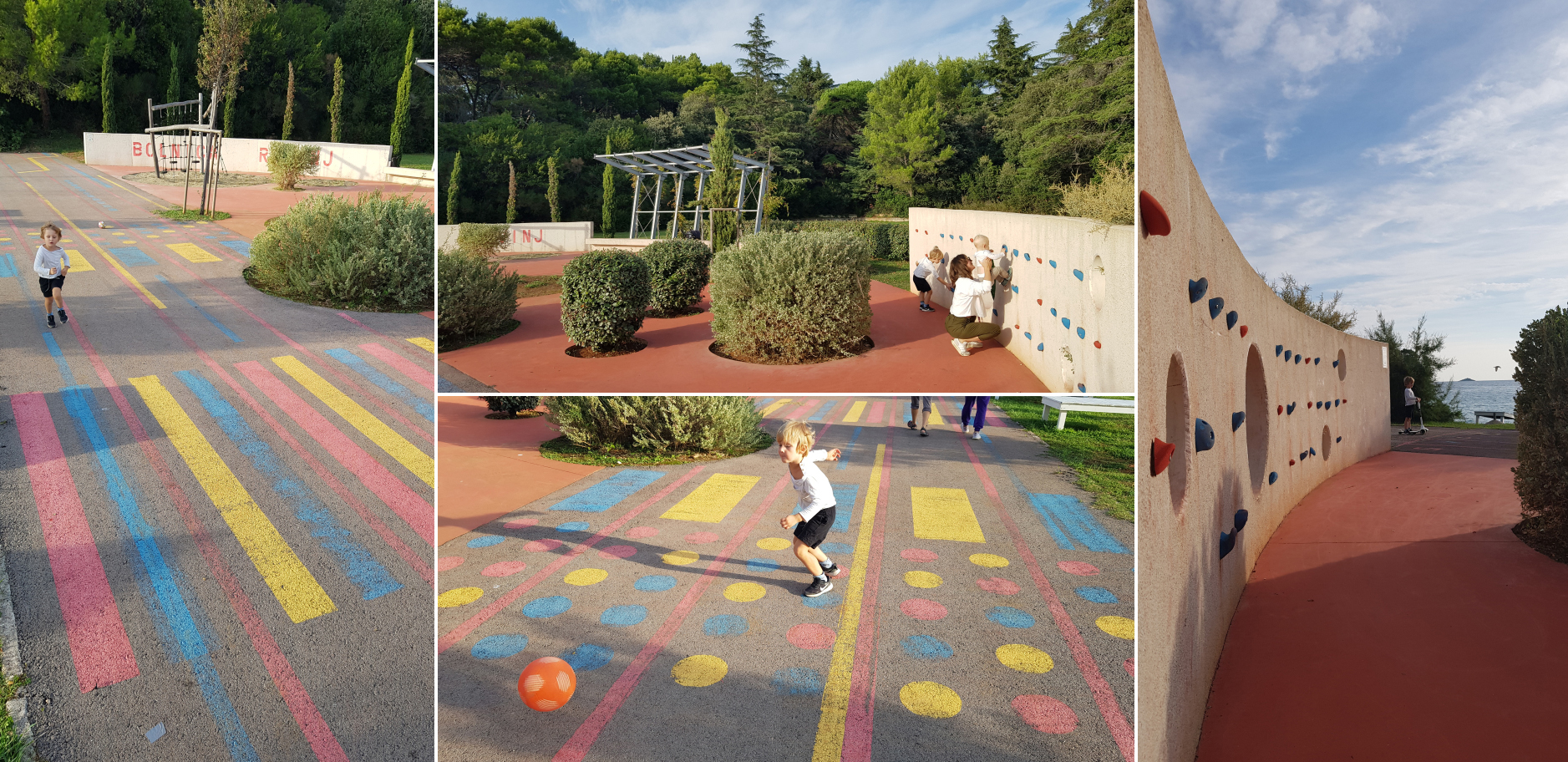 Park Area Design for Families at the Beach within the Martin Horvat Hospital Premises